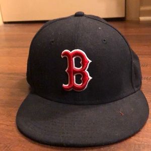 Navy Blue Red Sox Baseball Cap